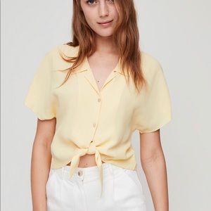 Light Yellow Wilfred XS blouse